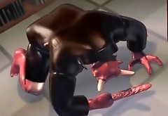 Anime babe fucked by tentacles in 3d anime school sex