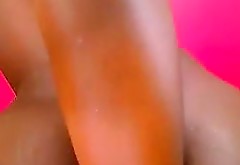 Ebony Whore Fists Her Loose Pussy