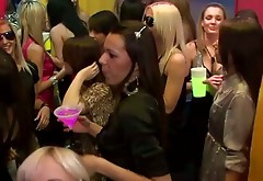 Drunk bitches enjoy a lot of cocks  at the party