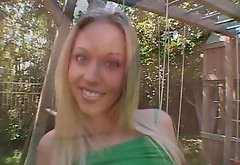 Check out the two hot sluts we've got for you today! First off is Brea Bennett, a sexy ass little slut in a green top with a jean skirt. She'