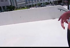 Lovely sexy big ass tanned girl Kelsi Monroe gets fucked by a lucky cock after strolling at downtown Miami