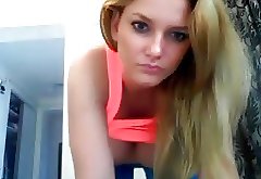 blue eyes blonde big tits webcam masturbation 6