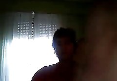 Straight guys feet on webcam #335