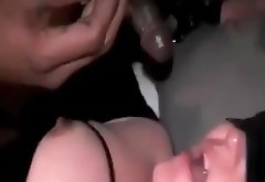Cuckold Archive MILF with 2 black bulls Sissy husband cleans