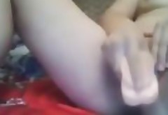 Shy Webcam Girl Masturbating
