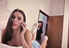 Naughty gal Lana Rhoades is cheating on her boyfriend with his friend