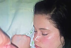 Cumming on sleeping girlfriend 039 s face