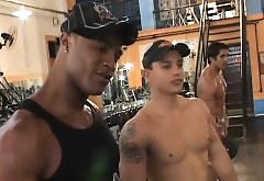 brazilian gangbang at the gym