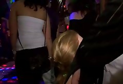 Messy Russian sluts enjoy oral fucking oversized cocks of brutal strippers