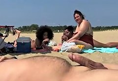 Beach flasher enjoys his summer day Any Porn