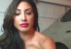 Sexxy Latina Teasing&Smoking On Cam(no sound)