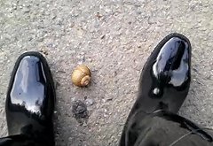 Snails under my Sexy Rubber Boots