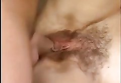 Hot skinny mom with hairy cunt & man