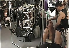 Chubby studs in store room fucking ass