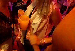 Male strippers put on a show then fuck the girls in the audience
