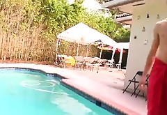 Rachel Starr gets fucked by the pool