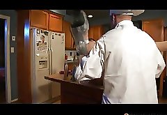 Anal insertion from the cook