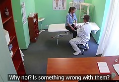 Doctor fucks amateur eurobabe