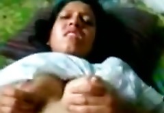 Spoiled Indian chick with small tits gets fucked in missionary position