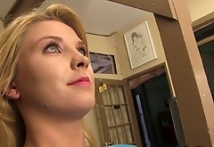 Behind the Scenes Video of a Blonde Pornstar Backstage