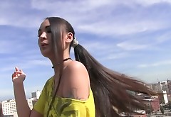 Sexy Asian Pornstar Jade Hsu Shows Off Her Long Hair