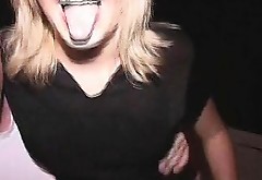 Happy Cute Blonde Banged in Porn Theater