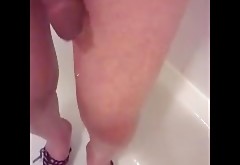 Hairy Smal cock piss