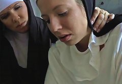 Bossy nuns gagging slut Porn Videos
