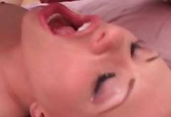Hot facial after hardcore anal sex with Katja Kassin