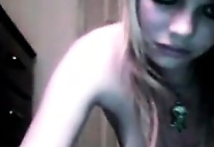 Bored Emo Webcam Girl