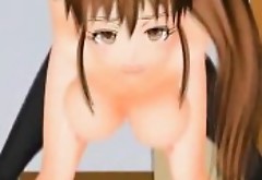 3D Futanari Schoolgirl Cums In Teen Pussy!