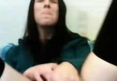 Solo Brunette College Camgirl Masturbation on Webcam