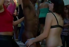 Horn made Russian sluts give head to brutal strip dancers