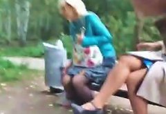 Flasher Scares Women in Park Free Outdoor Porn Video 13