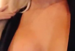 Sexy Blonde Flight Attendant On Webcam