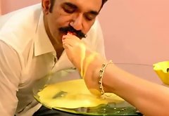 Licking Icecream off Indian Feet HOT Porn Videos