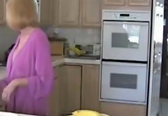 Step mom catches son staring at her breasts