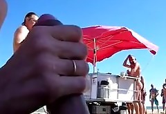 blowjob on public beach by naomi1 cap agde cum