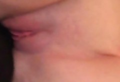 Closeup interracial sex and creampie