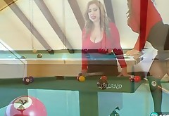 Gya's in the pool hall, and she's here to rack 'em up then rack you up.<br /> <br />She'll beat the pants off you, and