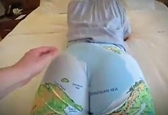 Step Mom Leggings has EUROPE Map Impregnated and gets Fucked by Step Son