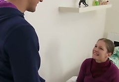Sex hungry dude tries to lure a fresh faced teen to steamy sex