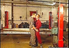 Anyone up for a little hanky panky on the job?  Clark Danson and Rod Stevens are, in this 17 minute scene.  The two jocks are hard at work, and so are