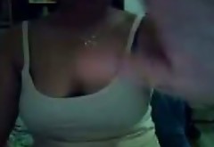 Chubby amateur babe plays with her pussy on webcam
