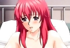 Sexy redhead anime babes having sex