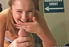Young College Girlfriend Loves Cock And Cum POV