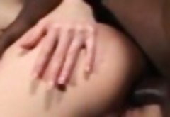 Interracial mature anal