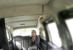 Amateur babe gets banged by fraud driver