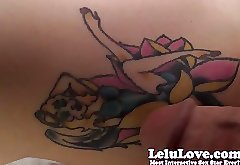 Lelu Love-Tattoo Cumshot POV Closeups