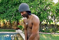 Teen fucked by black meat outdoors